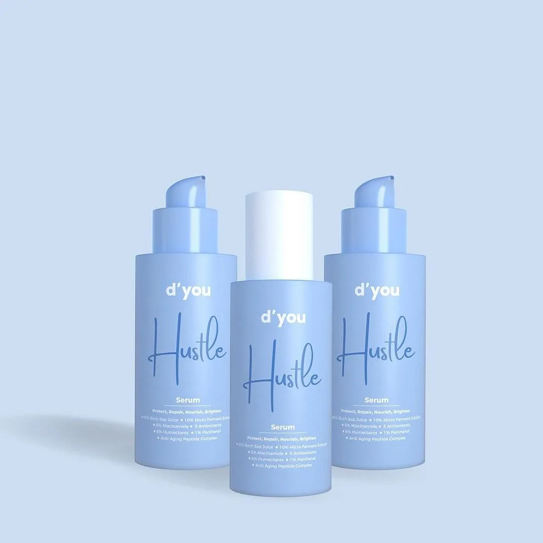 Hustle, d’youIf you’re looking for a serum that does all the heavy lifting so that you don’t have to, Hustle is a cop-worthy one. Loaded with a skin-enriching combination of vitamin C, niacinamide, hyaluronic acid, Birch sap juice, polyglutamic acid, panthenol, glycerin and resveratrol, the lightweight formulation sinks right into the skin, improving the appearance of dark spots, blemishes and early signs of ageing. While the antioxidants work upon reducing oxidative stress, the hydrating agents fortify the barrier and keep the skin moisturised.Priced at ₹3,200Shop hereImage: Instagram/dyou.co 