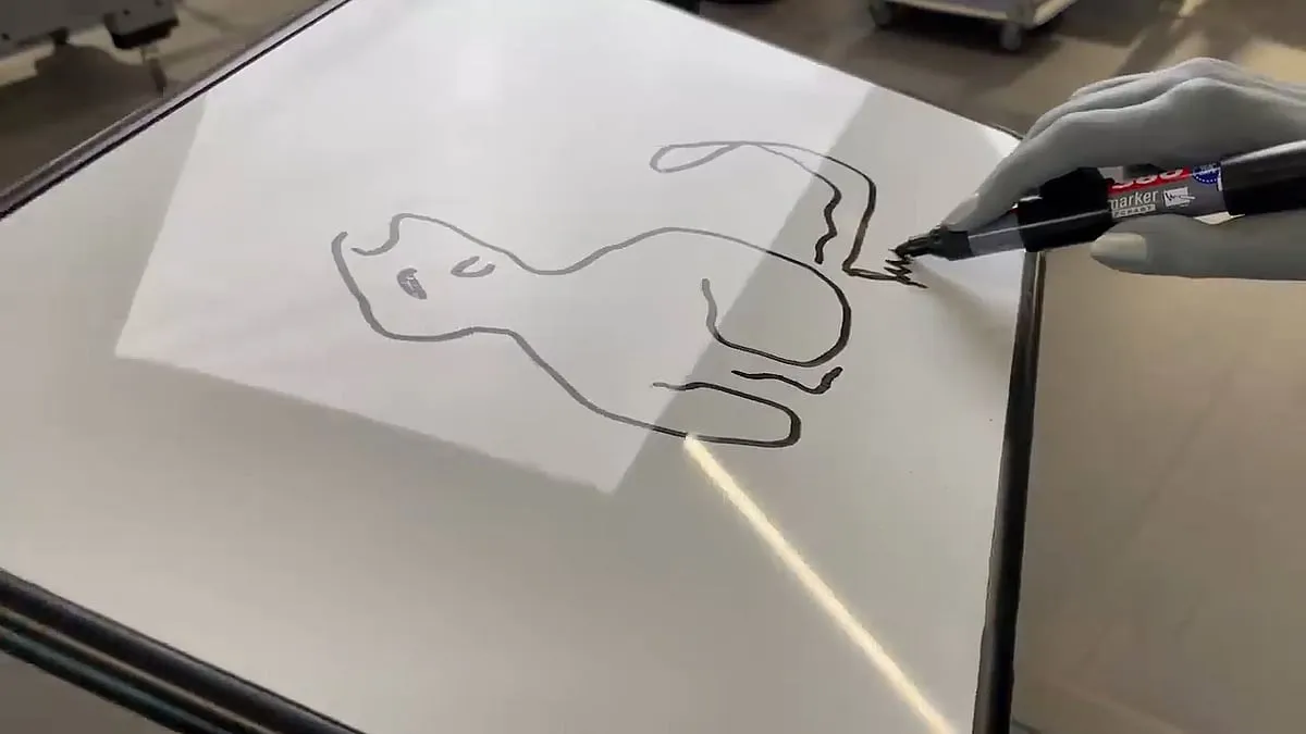 Robots Can Now DrawIn 2021, researchers at Engineered Arts enhanced the capabilities of Ameca, a highly advanced humanoid robot, by introducing Stable Diffusion. This new software allows Ameca to create drawings based on text prompts, showcasing its impressive ability to imagine and create. Equipped with microphones, cameras and facial recognition software, Ameca's potential is limitless. During a recent demonstration, Ameca skillfully drew a cat and even signed the artwork, highlighting the possibilities for humanoid robots to assist with everyday tasks and creative endeavours. 