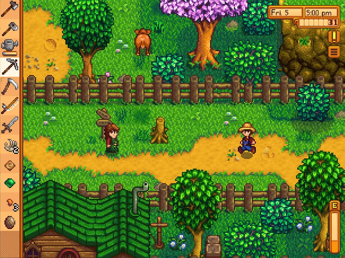 Stardew Valley+ With over 50+ hours of gameplay, Stardew Valley+ offers mobile-specific features like auto-save and multiple control options. Players can build their dream farm, raise happy animals, grow seasonal crops, forge meaningful relationships, explore mysterious caves, participate in festivals,and enjoy the tranquility of fishing and foraging. This version also includes content from recent updates like town upgrades, dating events, fishing ponds, pets, and even more 'surprises' you must  experience yourself. 