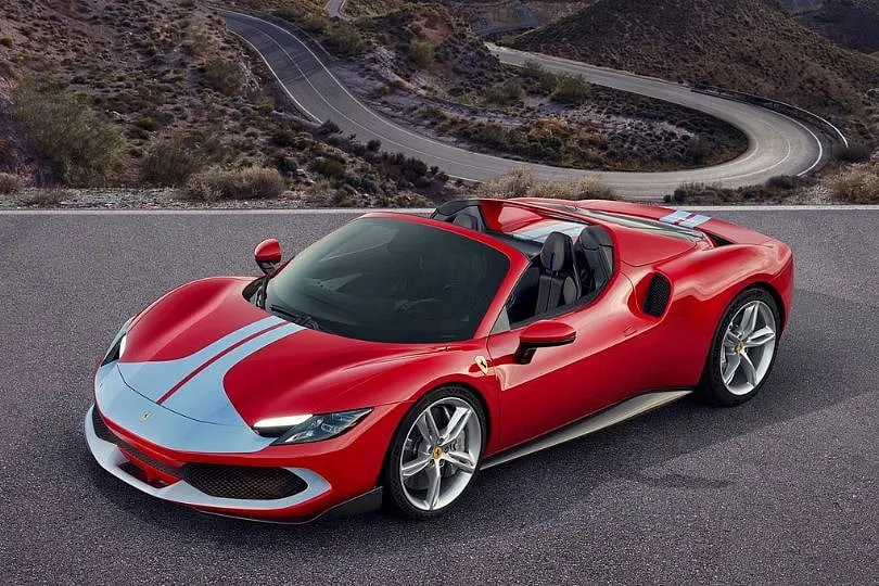 The 296 GTS is the first-ever series production convertible made by Ferrari to be powered by a 2.9-litre, twin-turbo V6 plug-in hybrid powertrain 