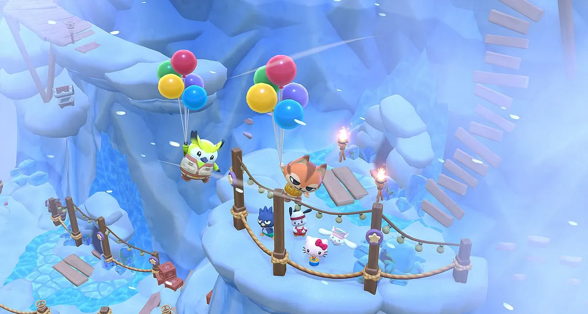 Hello Kitty Island Adventure Hello Kitty Adventure Island brings us to Big Adventures Park, where friendships are essential, and adventure is just around the corner. Hello Kitty and Friends unite to restore an abandoned island to its former glory. Join new friends in a world teeming with adorable creatures, delicious food, and many mysteries to explore. Along the way, you meet Hello Kitty, Kuromi, Cinnamoroll, and many more by discovering their likes, questing alongside them, and eventually becoming best friends. Along the adventure, enjoy crafting rare items, solving ancient puzzles, and decorating cabins to bring new visitors and create the ultimate island paradise. 