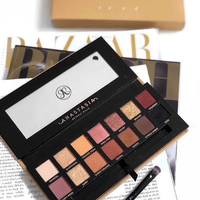 Soft Glam Palette, Anastasia Beverly HillsFind all the brown-themed colours you’ll ever need to master the latte make-up look in one palette. With 14 different shades, it can easily pass as one of your best investments, moving with you from AM to PM—for a muted make-up look at the office to a glamorous one for a night out. The matte shades are buttery soft while the metallics are finely milled—both promise one-swipe pigmentation as well as buildability. Priced at ₹4,800Shop hereImage: Instagram.com/anastasiabeverlyhills 