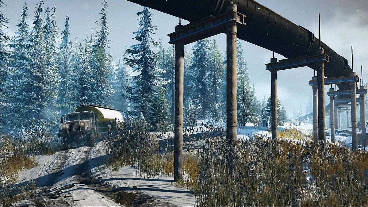 SnowRunnerIn SnowRunner, you experience the thrill of driving powerful vehicles as you conquer vast and challenging environments with the most advanced terrain simulation. With 40 vehicles to choose from, including popular brands like Ford, Chevrolet, and Freightliner, you'll be fully equipped to make your mark on the untamed open world.As you take on perilous contracts and missions, you'll need to overcome harsh terrains and climates such as mud, torrential waters, snow, and frozen lakes. You can expand and customise your fleet with upgrades and accessories like an exhaust snorkel for heavy waters or chain tyres to battle the snow. Available on: PS4, PS5 