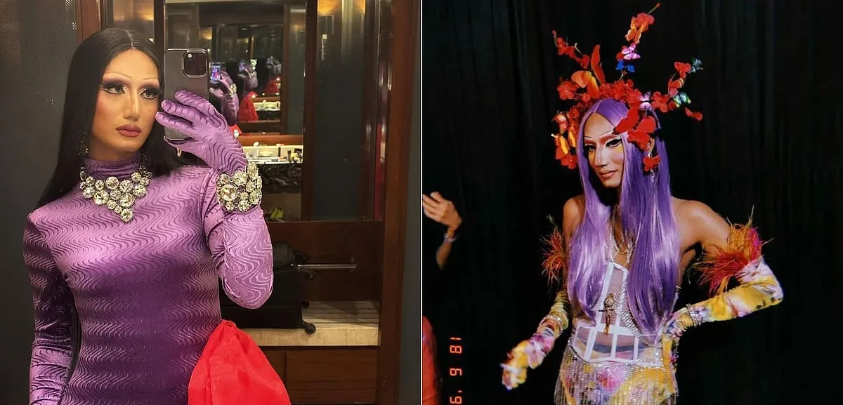 Suruj Rajkhowa, an Assam-born drag queen, is currently based out of Mumbai. They are popularly known by their stage name Glorious Luna. Image: Instagram.com/glorious_luna 