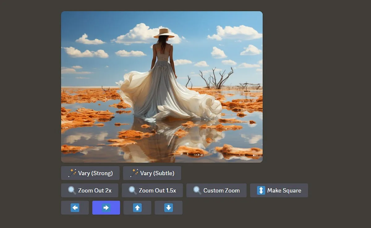 Panning And Zooming Through Mid JourneyDo you recall those amazing AI-generated pictures that went viral? Mid Journey, the company responsible for several such visuals, has made them even more captivating by introducing a 'Panning' feature for your generated images and a recently launched 'Zoom out' feature that enables you to expand your images. 