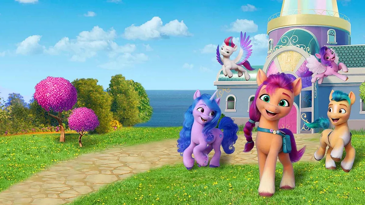 My Little Pony: A Maretime Bay AdventureBring the magic back to Equestria and play with the new generation of My Little Pony characters in an adventure full of fun, fashion and good friends. Earth Pony Sunny wants to improve the world by hosting Maretime Bay Day, a forgotten celebration of friendship and magic. But some pony is out to spoil the celebration—and they're stealing cakes, letting bunnies loose, and even spoiling Pipp's paintings. Use your magic to put on fashion shows, find the cutest animals, fly with the Pegasi and do much more. Customise your ponies by unlocking new skills and accessories, including new hats and jewellery, rollerblades, and fashion magic. Your friends Hitch, Izzy, Zipp, and Pipp are here to lend a helping hoof every step of the way. You can also invite another player for multi-player mini-games.Available on: PS4, PS5 