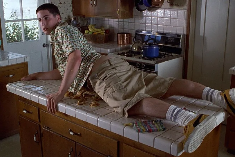 The Jason Biggs warm apple pie scene from American Pie. Image: Twitter @mubiuk 