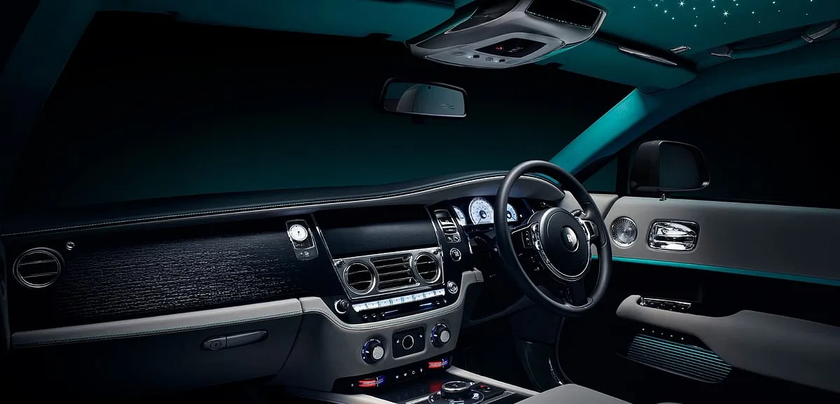 Rolls-Royce is well-known for its sophistication and a vast selection of personalised options that marked its most successful year (2022) in the marque's 118-year history. Pictured here are the interiors of a Rolls Royce Wraith Kryptos, a collection car that pays homage to the labyrinthine discipline of cryptography. Image: Rolls Royce Motor Cars 