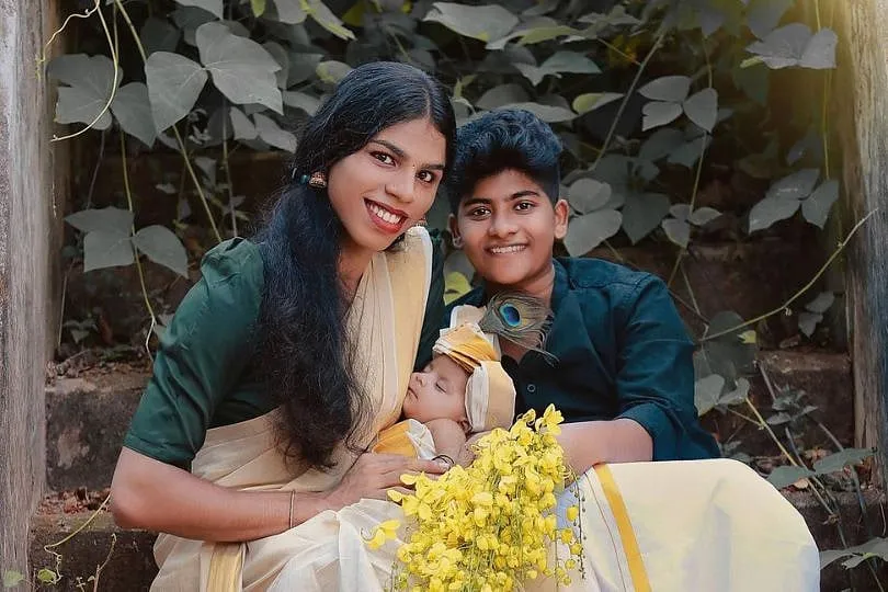 Ziya and Zahad are a trans couple from Kerala's Kozhikode, who became parents to a baby girl earlier this year 