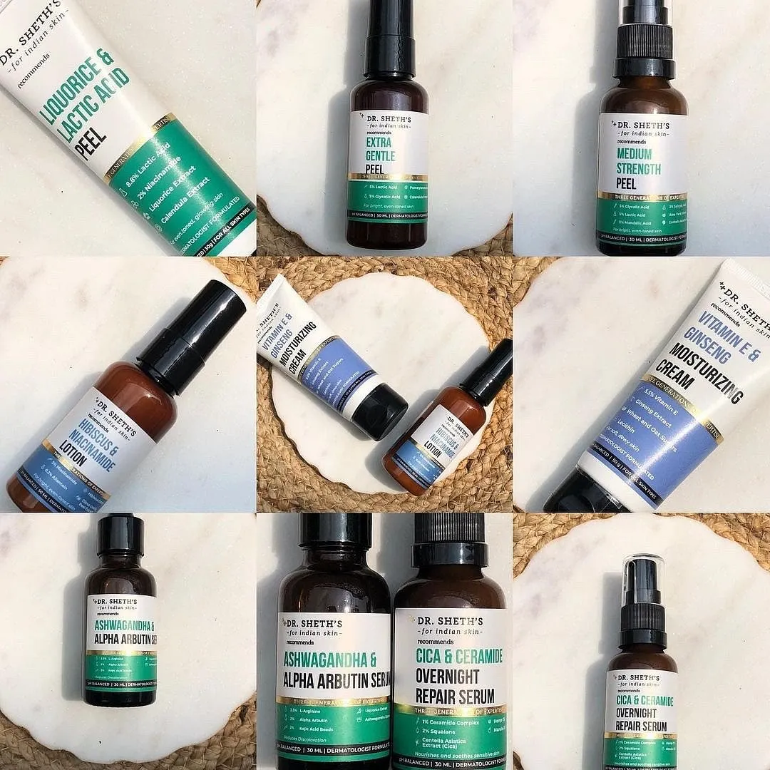 In skincare, combining ingredients can often lead to synergistic effects, where the combined action of multiple ingredients enhances their overall efficacy, says Dr Jaishree Sharad. Image: Instagram.com/drsheths 