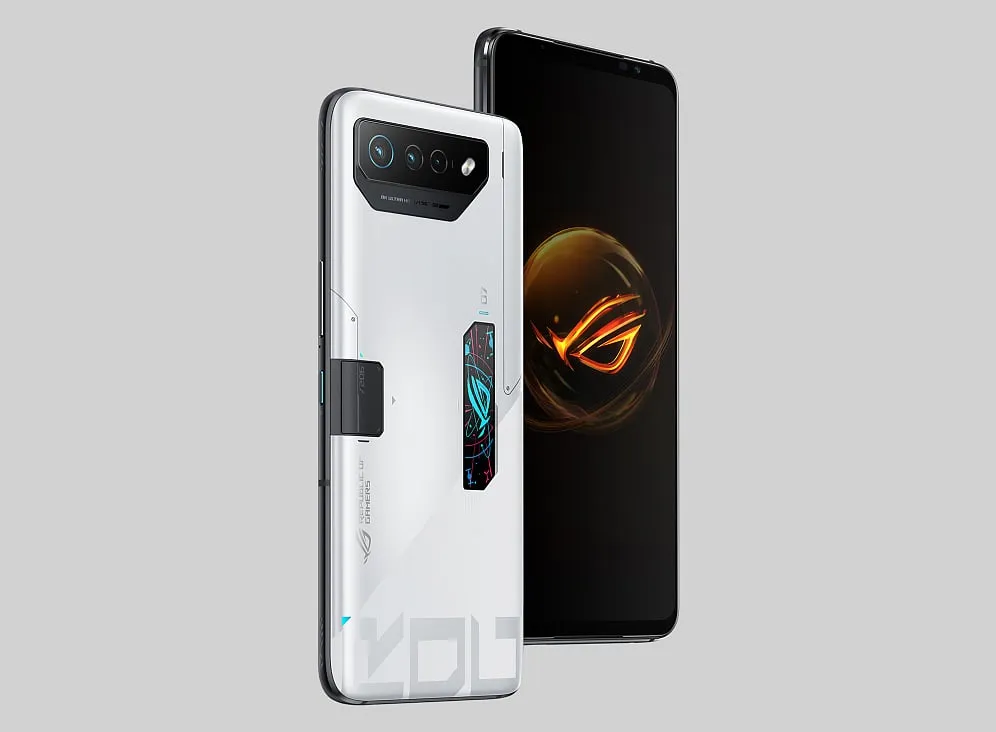 Asus ROG Phone 7 Ultimate What sets the ROG Phone 7 Ultimate apart is that it goes above and beyond when it comes to every number and spec. For example, the 6.78-inch OLED display has a refresh rate of up to 165Hz, higher than the 120Hz found in most modern flagship phones. This means the screen can display more frames per second, resulting in smoother and faster animations. The phone also has noticeable bezels around the screen, designed to give gamers something to hold onto while playing. Additionally, the bezels house symmetrical, sizeable, front-facing stereo speakers. The ROG Phone 7 Ultimate also has 16GB of RAM, the latest LPDDR5X standard. This is double the amount found in most phones, which means the phone can run more applications at once without slowing down. It's like having a wider road with more lanes to fit more cars. The battery is also larger than most modern phone batteries, with a capacity of 6,000 mAh.The phone is powered by the newest Qualcomm Snapdragon 8 Gen 2 chip, which is placed dead centre in the phone and is wrapped by an advanced cooling system. It includes graphite cooling sheets and a panel with liquid gels to keep the chip cool, allowing it to run faster. The phone also has a vent on the rear side, which works with the 