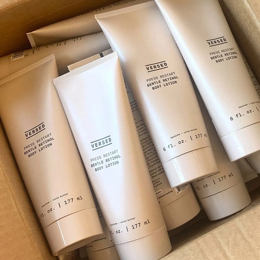 Press Start Gentle Retinol Body Lotion, VersedRetinol’s effect on the skin of your body is pretty much the same as your facial skin, except the former, which is thicker, has a better tolerance to potent ingredients as well. This retinol-infused body hydrator by Versed is a worthy candidate for ageing, dull, acne-prone and pigmented skin. The creamy lotion renders a buttery-soft slip to the skin, courtesy of the blend of occlusive emollients like squalane, cocoa butter and vitamin E with repairing retinol. As a spin-off of the formulation, you will also notice firmer, smoother and texture-free skin. Priced at ₹1,690Shop hereImage: Instagram.com/versed 