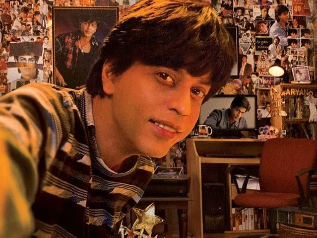 A still from Fan (2016), starring Shah Rukh Khan—a film that deals with toxic fandom. Image: IMDB 