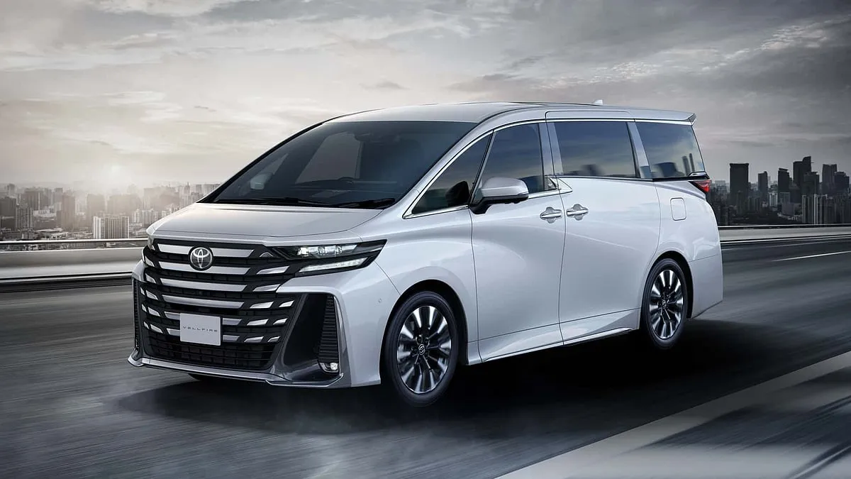New Toyota VellfireThe latest version of Toyota's Vellfire MPV has been launched in India in two trim levels: ‘Hi’ and ‘VIP’. This fourth-generation luxury MPV maintains the impressive persona of its predecessors, offering a comfortable interior with a new 14-inch infotainment system and buttons to control various luxurious features in the second row. The Vellfire is equipped with up-and-down sunshades and powered by a 2.5L petrol hybrid engine that generates 190hp and 240Nm of peak torque. This car is a popular choice among celebrities. The top-spec Vellfire has an Executive Lounge package, two captain chairs in the second row, retractable tables, heating, ventilation and a new detachable control panel that allows passengers to adjust media and climate settings and sunshades.From ₹1.20 crore  