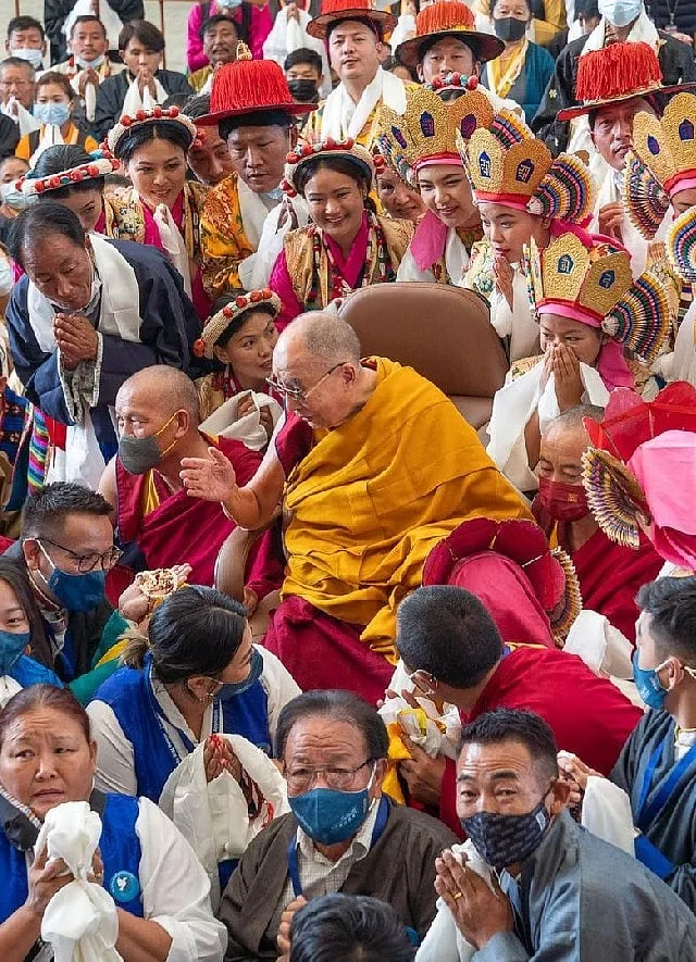 Dalai Lama at Dharamshala. Image: Instagram.com/dalailama 