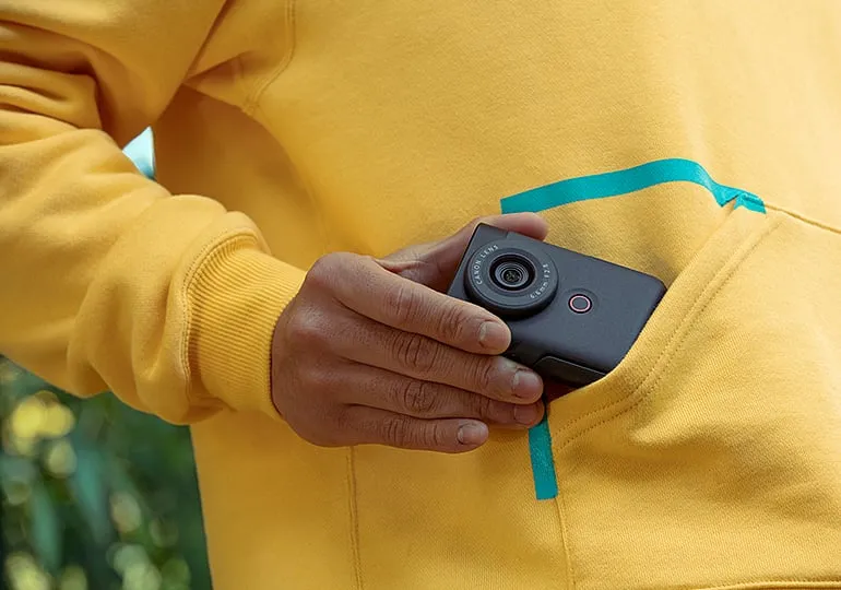 Canon PowerShot V10Do you need help with your social media game? The PowerShot V10 by Canon brings their top-notch imaging technologies in a compact design. Its user-friendly shape makes this camera perfect for content creators who want to capture high-quality footage with vibrant colours, even in low-light environments. It also has a foldable stand that can be used as a tripod when filming. The camera goes above and beyond by supporting real-time delivery methods such as live streaming, which can be quickly done through Facebook or YouTube via the Camera Connect app without any complicated settings.Price: ₹39,995 
