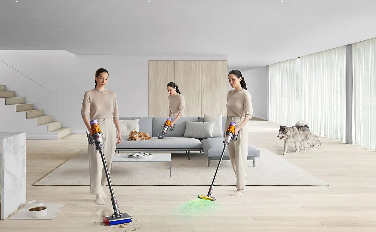 Dyson v12s Detect Slim SubmarineThe Dyson V12s Detect Slim Submarine is a top-of-the-line cordless vacuum cleaner that boasts a range of features. It offers powerful suction, a wet cleaning mode and a laser light that illuminates dust on hard floors. This vacuum is also lightweight and easy to maneuver, making it a great choice for households with both carpeted and hard floors.When it comes to suction power, the V12s Detect Slim Submarine is one of the most powerful cordless vacuum cleaners available. It's equipped with a Dyson Hyperdymium motor that spins at up to 125,000 rpm, making it highly effective at picking up dirt, dust and pet hair from any surface. Additionally, this vacuum has a wet cleaning mode that utilises a combination of water and suction to clean hard floors. During a product demonstration at the Dyson store in Mumbai, experts showcased the new Submarine attachment, which has a water tank for clean water, a catchment area for dirty water, and a roller that scrubs and cleans hard floors using water. This feature ejects water onto the floor at a rate of 18ml per minute and is able to scrub and collect residue in water for proper disposal.According to Dyson's product experts, the Submarine attachment is primarily designed for cleaning wet spills, and it performed well in cleaning stains such as felt markings on the floor and basic wet spills. The V12s Detect Slim Submarine also has a laser light that illuminates dust on hard floors, enabling users to see dust that otherwise may not be visible to the naked eye. The vacuum also comes with a range of attachments, including a crevice tool, a dusting brush, and a soft roller head, making it versatile in cleaning furniture, stairs, and car interiors.Price: ₹62,990 