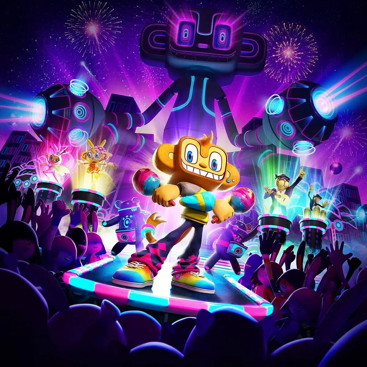 Samba de Amigo: Party-To-GoExperience the vibrant beats of Samba de Amigo: Party-To-Go, a modern sequel to SEGA's classic rhythm game series. This game requires players to shake maracas to the beat, providing an exciting on-the-go gaming experience. The game features three exclusive songs from the Arcade, including Lady Gaga's The Edge of Glory, PSY's DADDY (feat. CL), and The Walker from Fitz and the Tantrums. Additionally, players can enjoy an exclusive series, first Story Mode, where they join Amigo on a quest to reclaim music. With over 40 hit songs from various genres and even more songs post-launch, Samba de Amigo offers a unique twist to the rhythm game experience. 