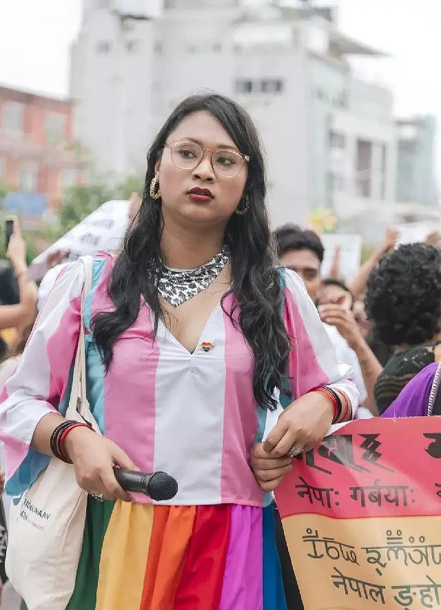 Rukshana Kapali, an impassioned transgender woman activist from Nepal. Image: Instagram.com/rukshanakapili 