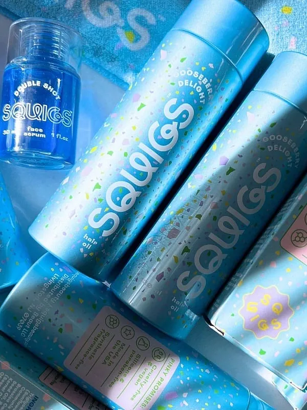 “It’s easy to get pigeonholed when you are a South Asian-owned brand but we’ve really made it our mission to break the mould on what an Indian-inspired brand looks and feels like,” shares Nikita Charuza. Image: Instagram.com/squigsbeauty 