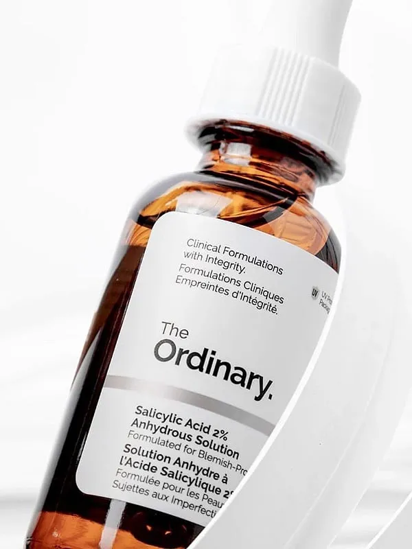 This salicylic acid serum from The Ordinary contains 2 per cent of the BHA, making it an effective yet gentle exfoliative product for oily skin types. Image: Instagram/theordinary 