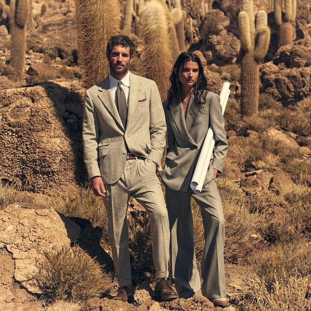 Brunello Cucinelli SuitsBorn from a fusion of creativity, impeccable craftsmanship, and refined individuality, each of the brand's suits serves as a conduit for timeless elegance and a unique personal style. 