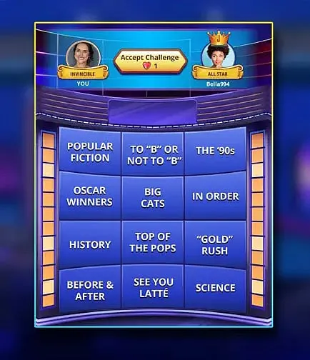 Jeopardy! World Tour+ (Uken Games)Embrace the brain-teasing magic of America's favourite quiz show on-the-go. Jeopardy! World Tour+ throws down the gauntlet, pitting players against global contenders in diverse categories. Chase the title of the Jeopardy! World Tour champion as you scale the leaderboards. 