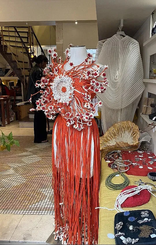 “Paris is known for its couture and luxury. When I showcase at Paris Haute Couture Week, the visibility for my work is very wide,”  says Vaishali S, “coming back full force with a show next year”. 