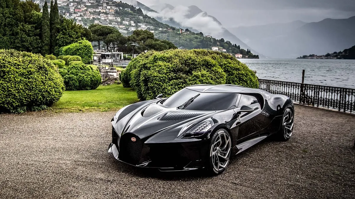 Bugatti La Voiture NoireWhen the La Voiture Noire was unveiled at the 2019 Geneva Motor Show, it was acquired by an anonymous buyer for US$18.7 million, making it the most expensive new car ever sold. The super-coupe bears a strikingly close resemblance to the Batmobile. 