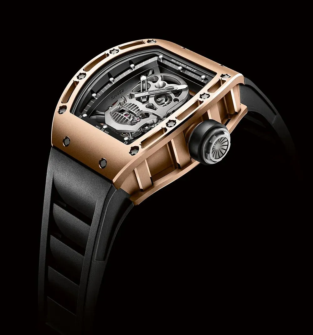 Richard Mille RM 052-01 Skull Tourbillon This timepiece epitomises freedom and nonconformity. A true masterpiece, it excels in technical prowess, performance, and the highest standards of aesthetics and meticulous hand-finishing. 