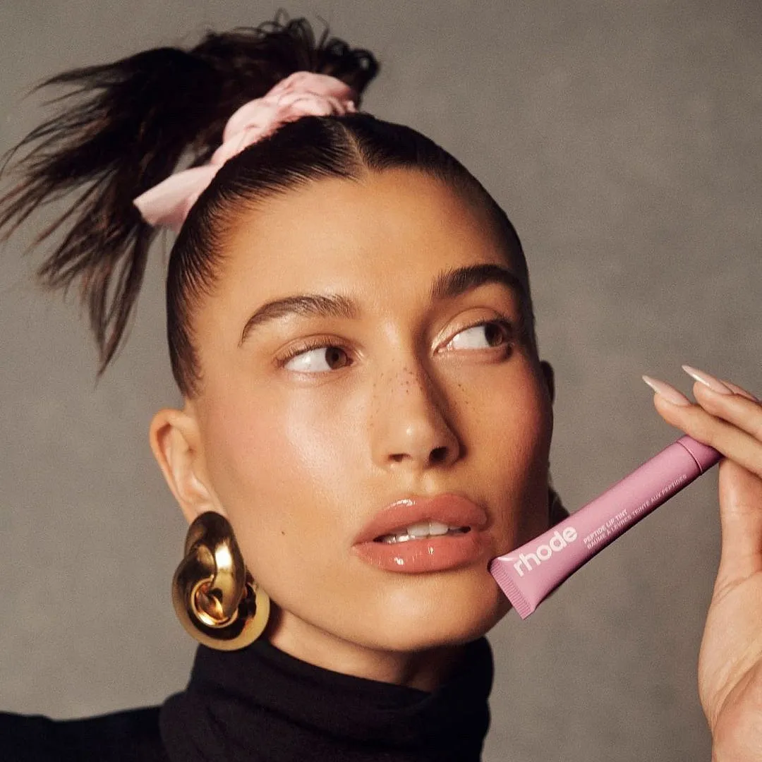 “There is no celebrity or influencer out there who gets their skin that looks perfect with just skincare anyway,” says New Delhi-based dermatologist Dr Kiran Sethi. Image: Instagram.com/rhode 