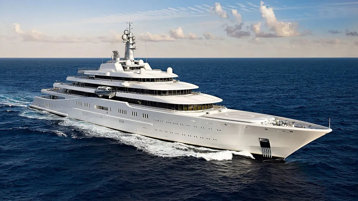 Eclipse Yacht The 162.5m-long beauty is the world’s second-largest and one of the most expensive superyachts. With an estimated cost of US$590 million (€340 million), it is best suited for all adventure and water sports activities. 