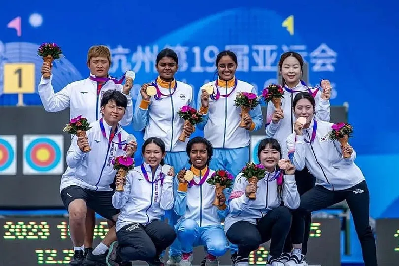 In 2018, Aditi Swami won her first national tournament; she bagged a silver medal. Image: Instagram.com/archer_aditi  