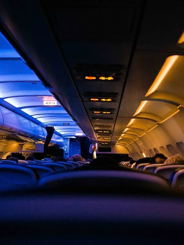 “The longer the time on a flight, the longer you’re exposed to air that has less water in it, which means your skin and hair will get even drier,” says  Dr Kiran Sethi. Image: Unsplash  