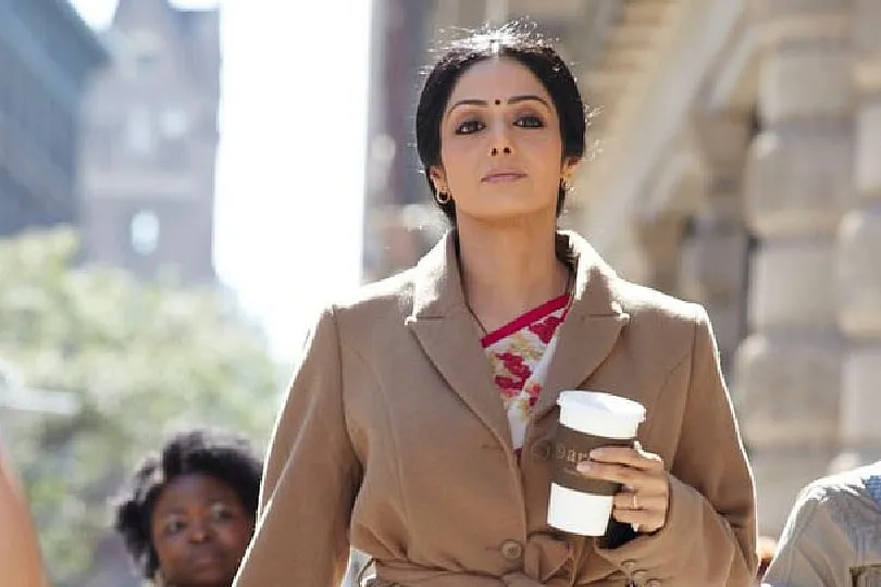 Sridevi’s character Shashi Godbole, in the movie English Vinglish (2012). Image: IMDb 