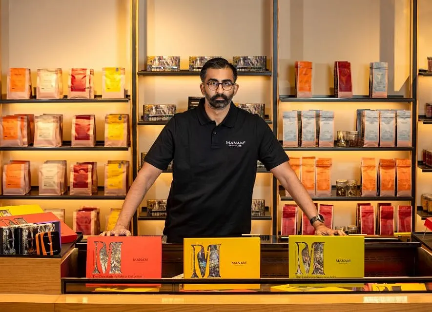 Chaitanya Muppala, founder of Manam Chocolate. Image: Daksh Chindalia 