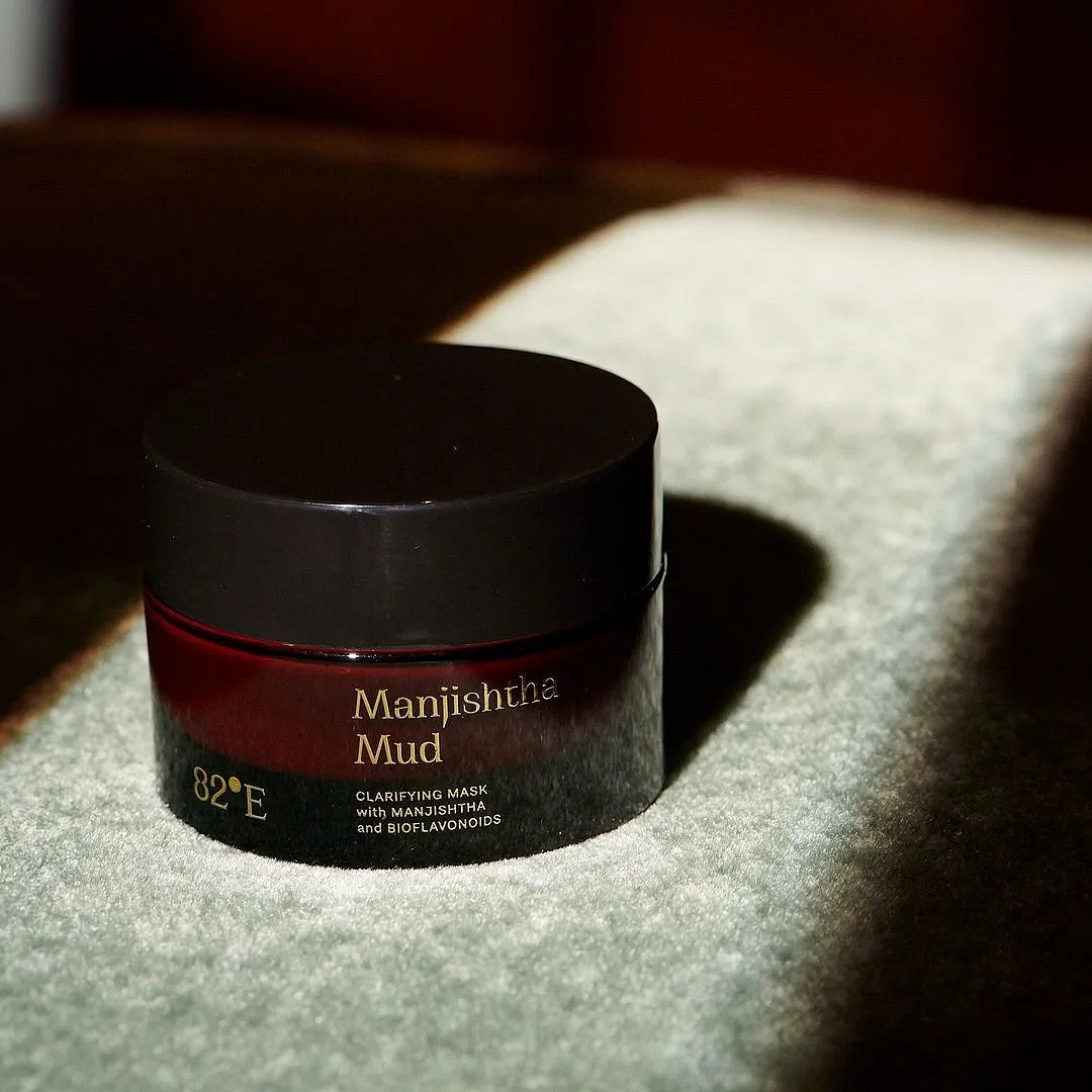 Manjistha Mud Mask, 82°EWhat it is: A clay-based face mask.What it does: Detoxifies and clarifies the skin to alleviate congestion in the pores.Best suited for: All skin types, especially combination/oily skin.The plus: You seldom come across a clay-based face mask that doesn’t dry out your skin even one bit—this mask is exactly that. Formulated with manjistha, kaolin, papain enzymes, aloe vera, salicylic acid, and antioxidant-rich bioflavonoids, this mask can be used on acne-prone skin as well, since the ingredients help with exfoliation, bacterial mitigation, and skin cells renewal. It works as a great pick-me-up before an occasion since it offers all the benefits of a clean-up in one jar. Despite the seemingly strong ingredients, it doesn’t feature an overpowering fragrance and is gentle on the skin, even if you forget to rinse it off within 10 minutes.The minus: The mask is a tad more liquidy than typical clay-based masks, which is why you might have to use some more to evenly apply it on your face.Available at: 82e.comPriced at: ₹1,800 