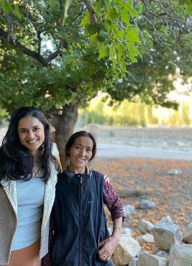 The 35 women  farmers Choudhary collaborates with are engaged in foraging for unique ingredients like woolly catmint and Ladakhi mint. Image: Noon 