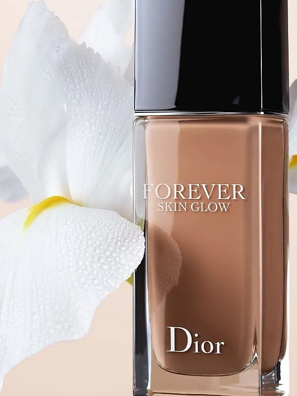 A lightweight foundation such as the Forever Skin Glow one from Dior is super easy to apply and photographs extremely well too, says Mitesh Rajani. Image: Instagram.com/diorbeauty 