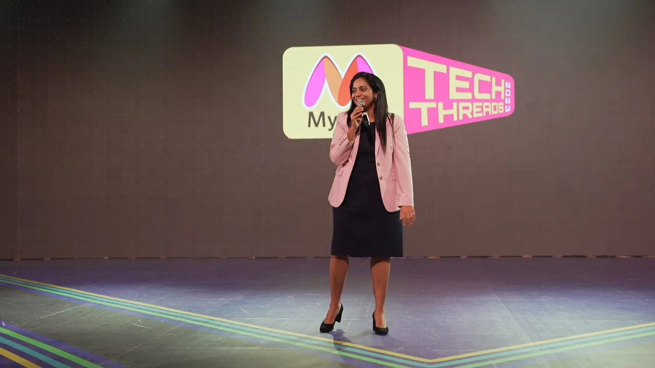 Nandita Sinha, CEO, Myntra, at Myntra Tech Threads 2023 