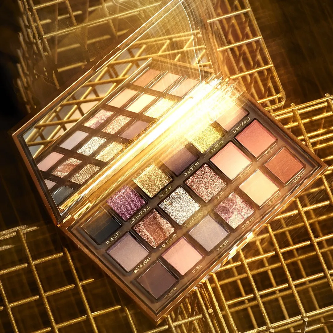 Empowered Eyeshadow Palette: If you wear shades of black, brown, and shimmer on your eyes on rotation, consider this 18-eyeshadow eye palette to be a worthy investment. With two multipurpose gel-based cream eyeliners, nine matte and two metallic buttery eyeshadows, two high-shine wet metallic shades, and an intense crushed metallic shade, this palette is the perfect AM-to-PM eye make-up fix.  