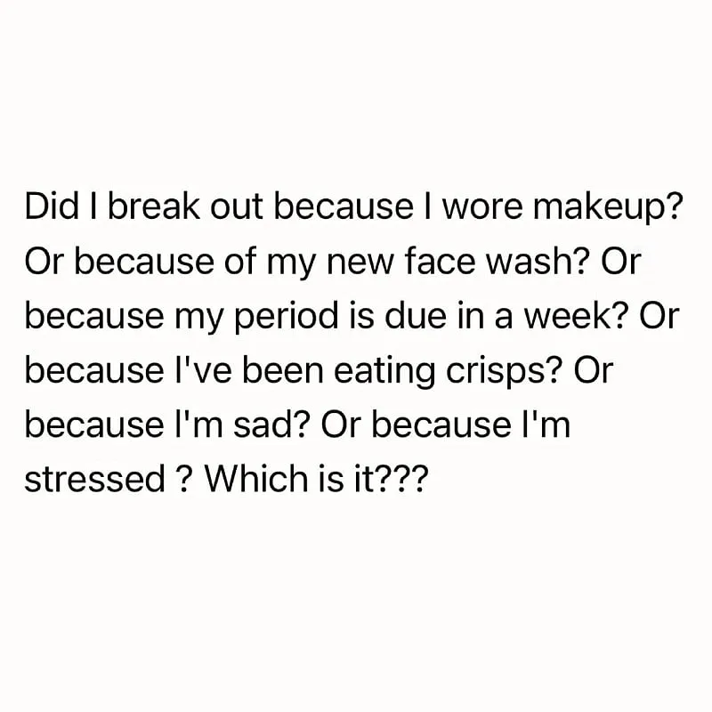 One’s skin could react negatively to a slew of other ingredients, depending on each skin’s unique chemistry. Image: Instagram.com/girlyzar 