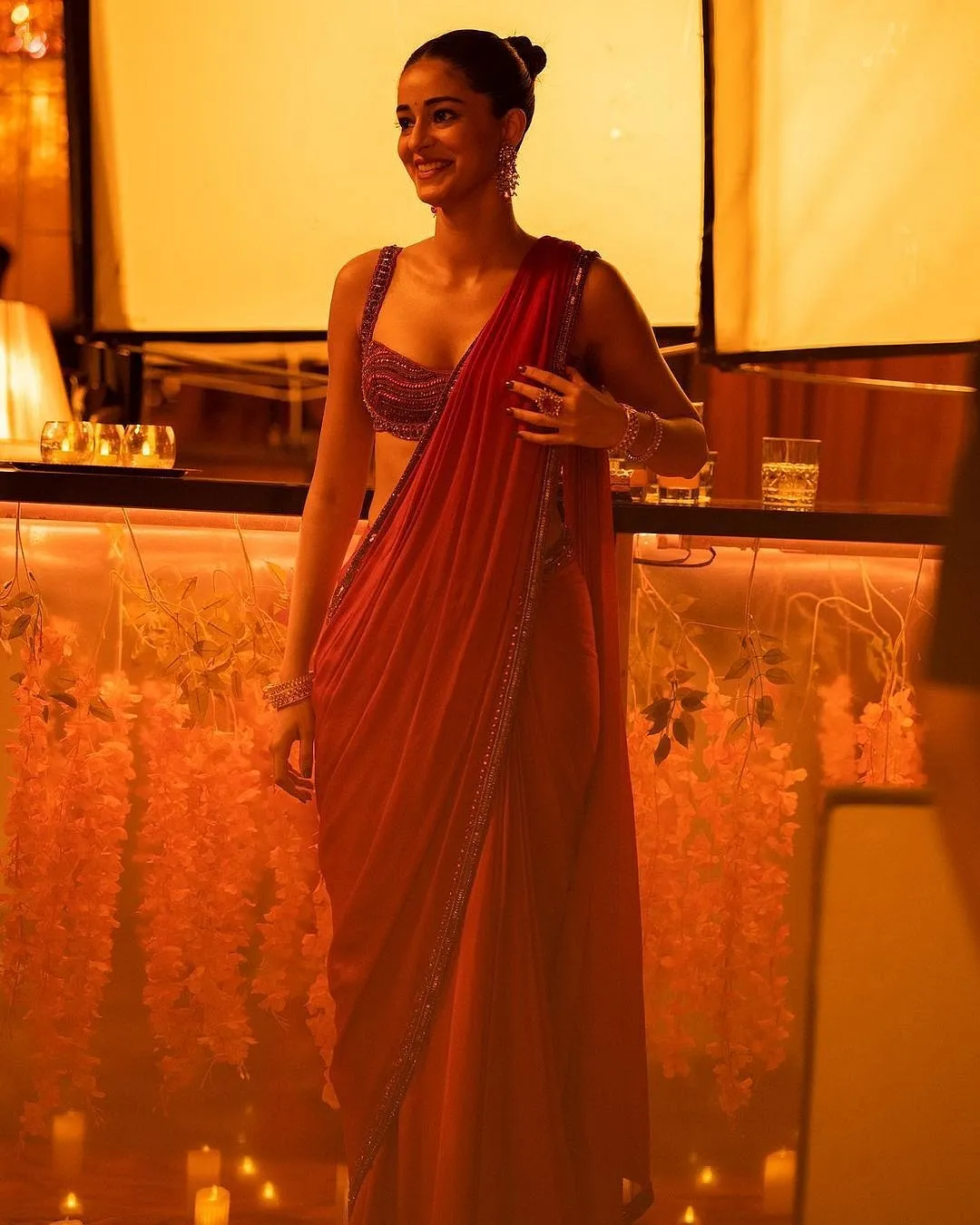 The role of both social media and Bollywood in popularising the saree among Gen-Z  is undeniable. Image: Instagram.com/rheapillairastogi 