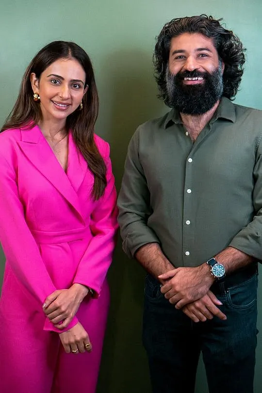 Rakulpreet Singh with Ashdin Doctor for an episode of his podcast The Habit Coach 