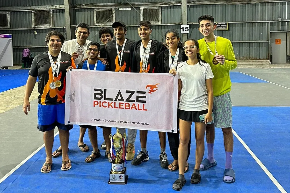 Since starting their academy Blaze Pickleball eight months ago, the organisation has signed on 100 students across proficiency and age levels, with the biggest chunk falling in the 12-25 age group who are aspiring to play professionally 