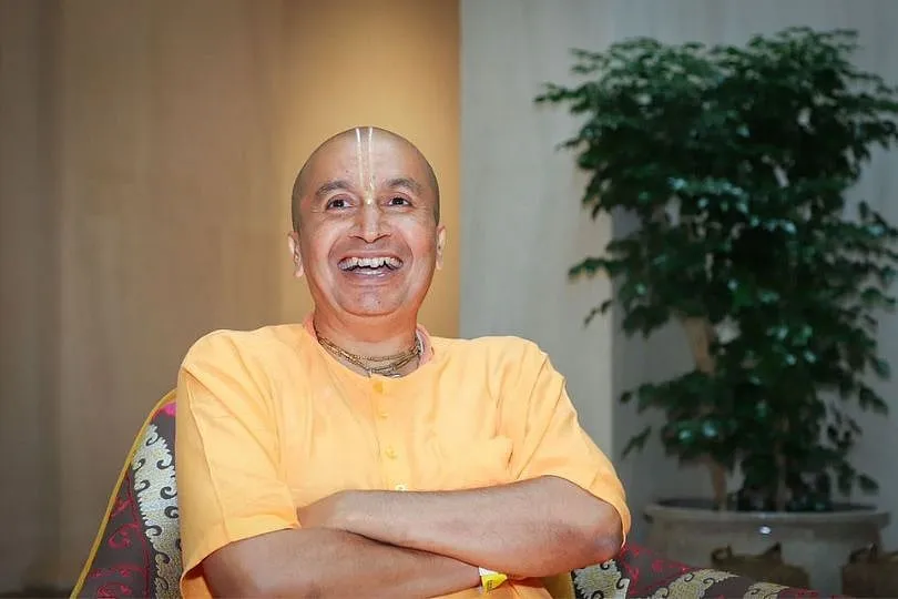 Shetty's spiritual mentor Sri Gauranga Das. Image: Instagram.com/@officialgaurangadas 