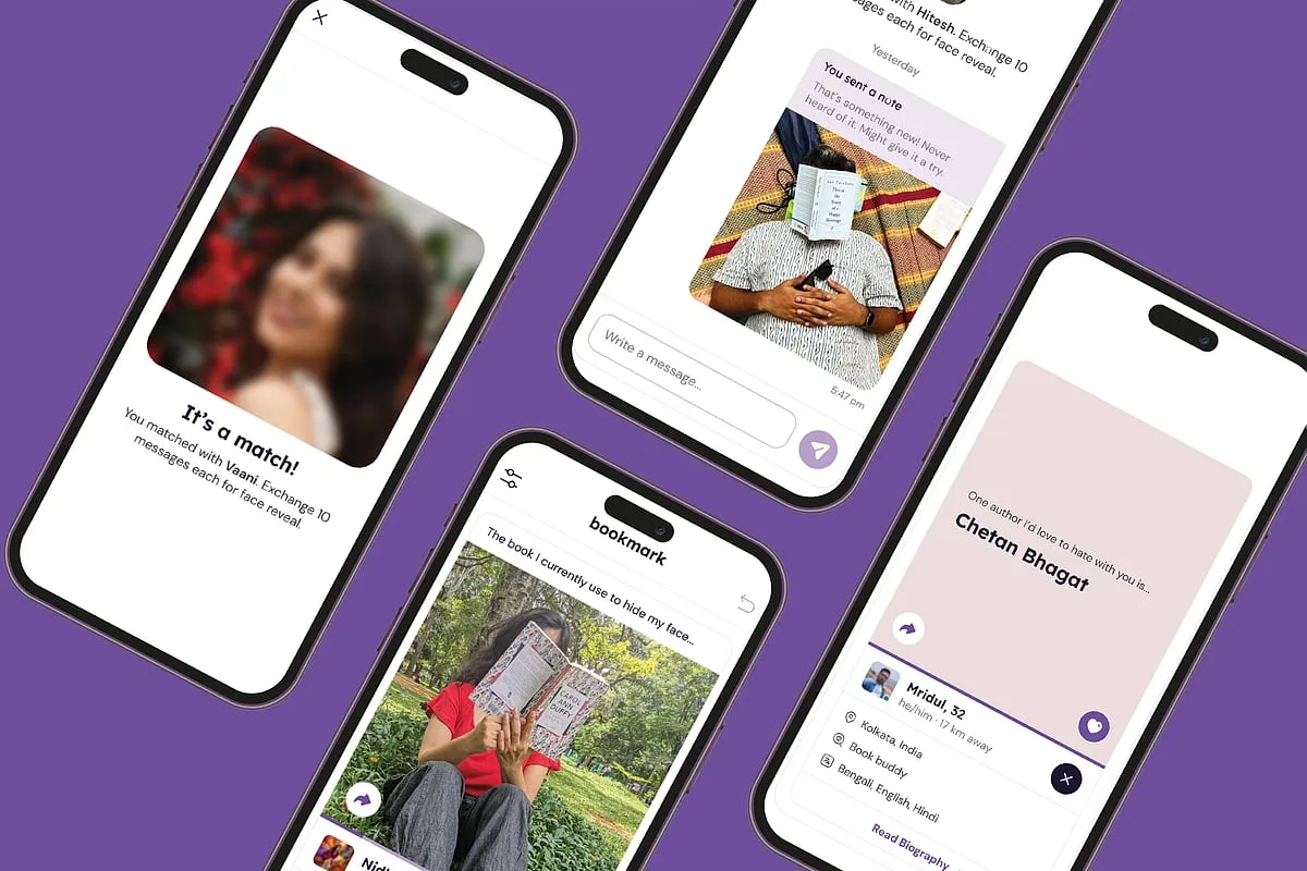 The Bookmark dating app matches users based on their reading habits 