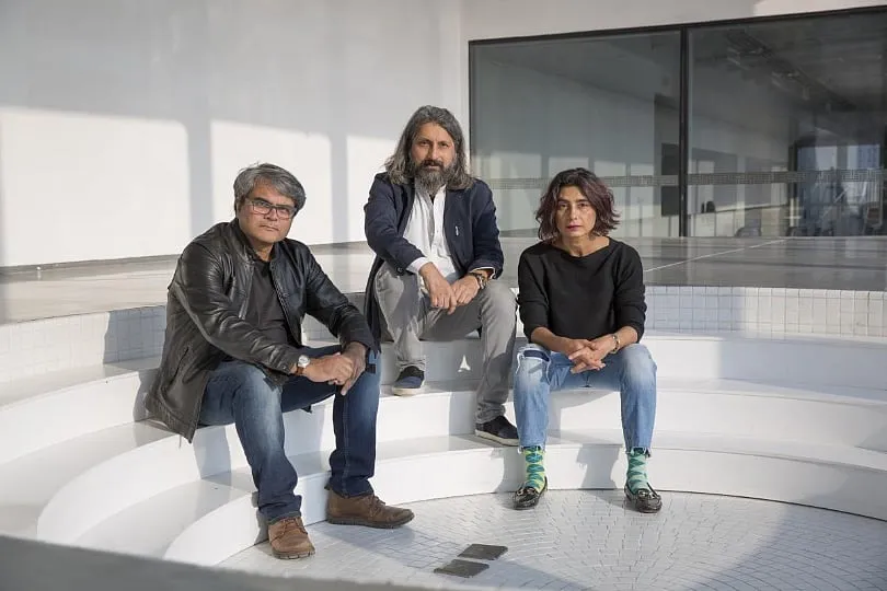 Raqs Media Collective comprising Jeebesh Bagchi, Monica Narula and Shuddhabrata Sengupta was formed in 1992 