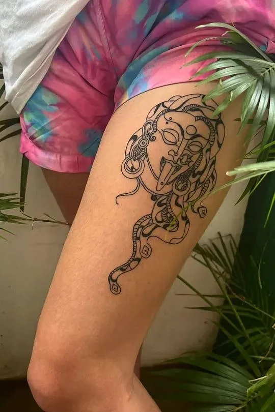 The correlation between tattoos and mental health is deep-rooted. Image: Instagram.com/bananatatz 