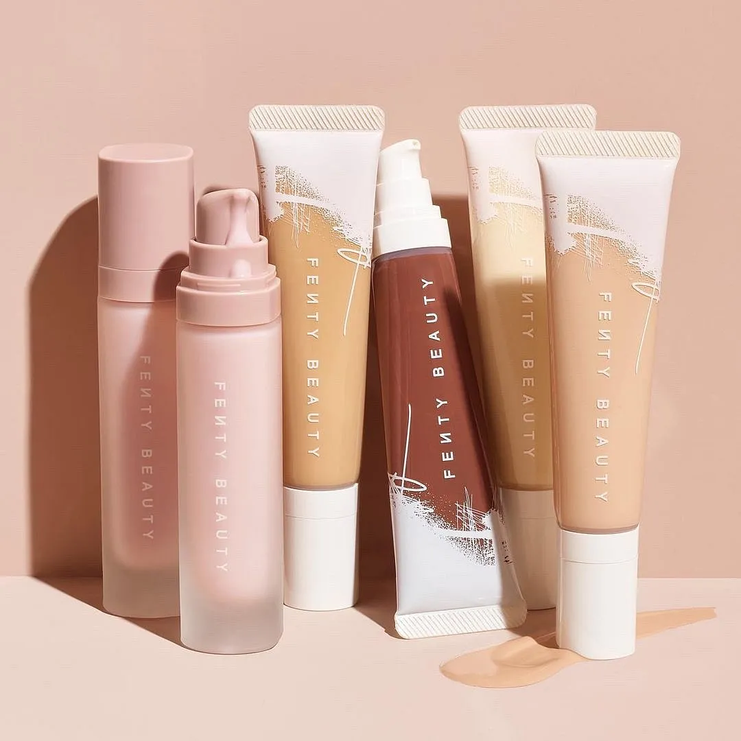 Pro Filt’R Hydrating Primer, Fenty BeautyRihanna touts this primer from her beauty line Fenty Beauty as the key to achieving long-lasting make-up like her. Infused with a moisturising complex of ingredients such as glycerin, vitamin E, sodium hyaluronate, and grape seed oil, the singer claims to have developed this product for those with dry, dehydrated skin. The gel-and-cream hybrid texture leaves a silken finish on the skin.Image: Instagram.com/fentybeauty 